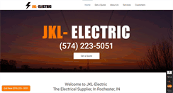 Desktop Screenshot of jkl-electric.com
